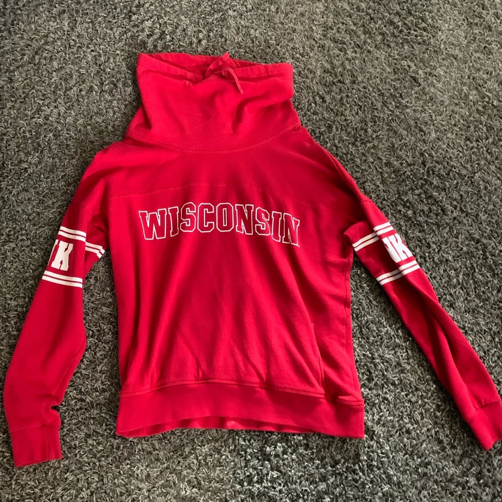 PINK wisconsin sweater